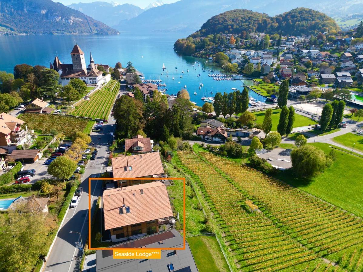 Seaside-Lodge, Top Apartment Spiez Exteriör bild