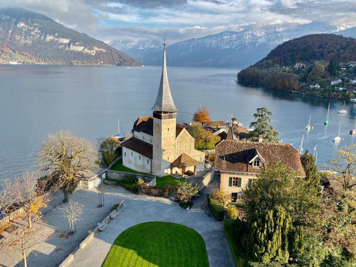 Seaside-Lodge, Top Apartment Spiez Exteriör bild