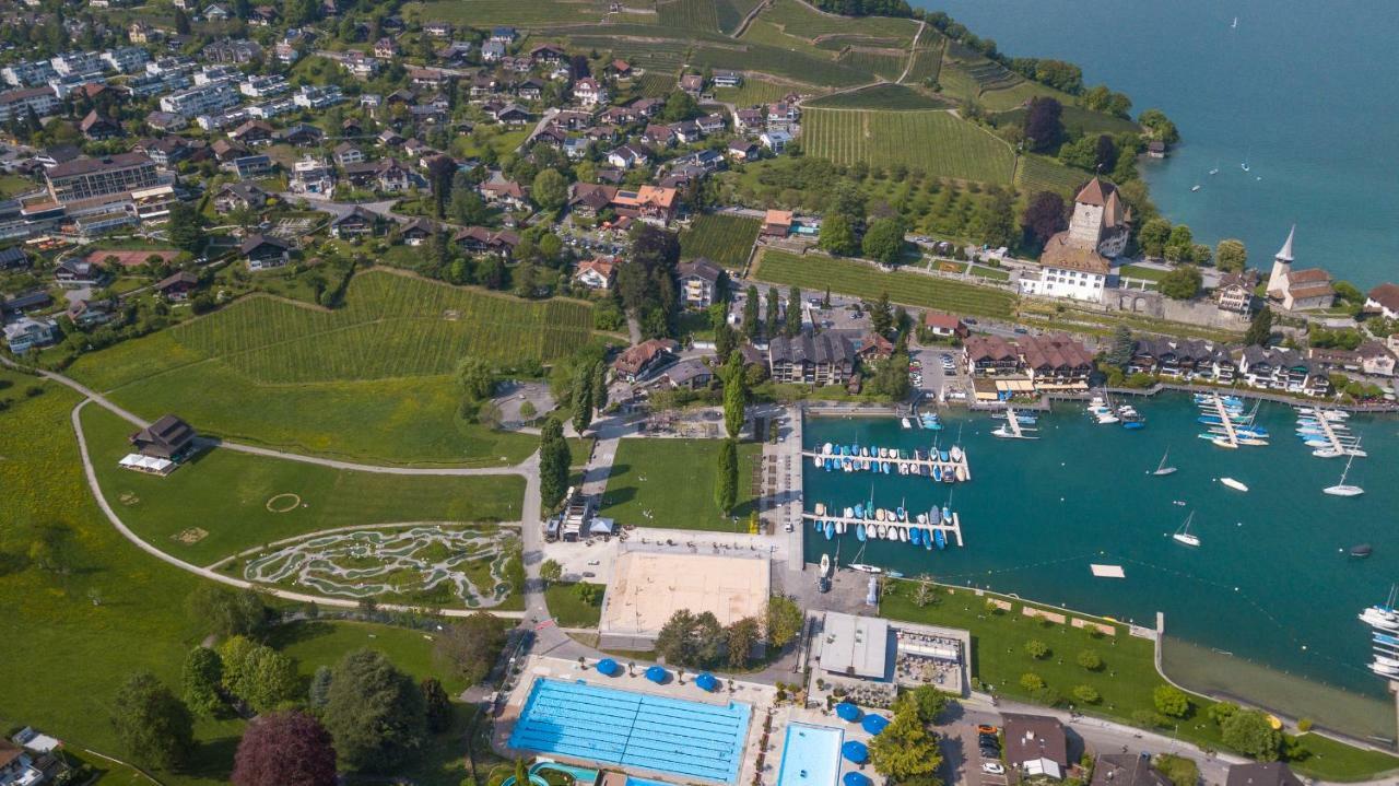 Seaside-Lodge, Top Apartment Spiez Exteriör bild