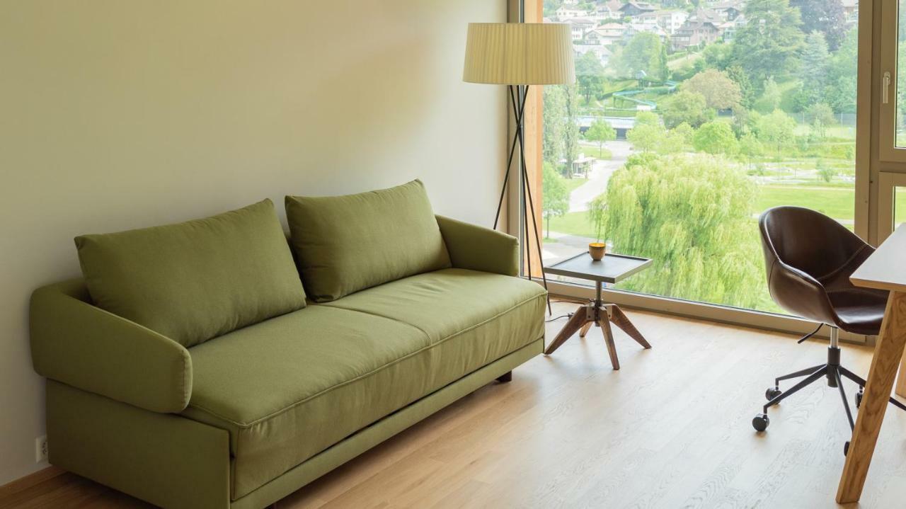 Seaside-Lodge, Top Apartment Spiez Exteriör bild